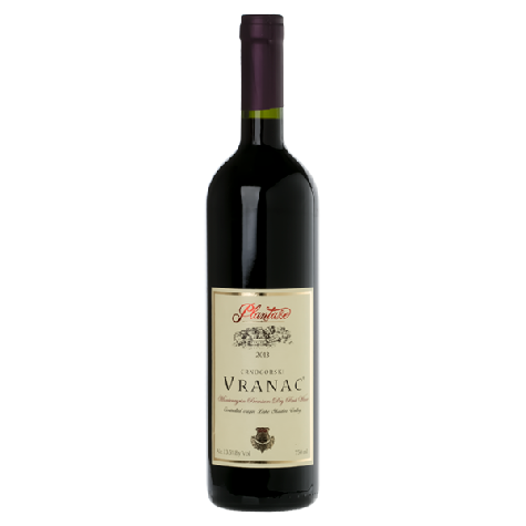 PLANTAZE Vranac Premium Dry Red Wine 6/750ml