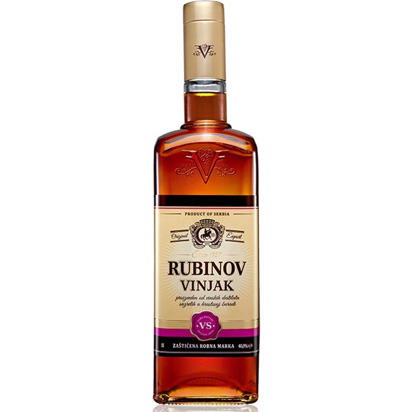 RUBIN Vinjak VS [Grape Brandy] 6/1L